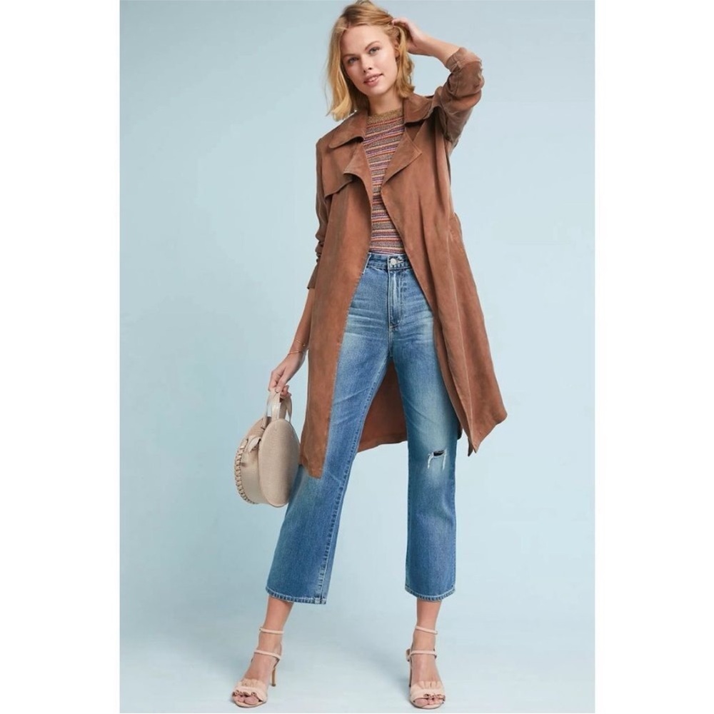 Anthropologie | Moth Carrie Belted Trench Coat (XS)
